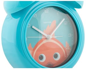 Ceas deșteptător pentru copii ø 15 cm Peekaboo Goldfish – Karlsson
