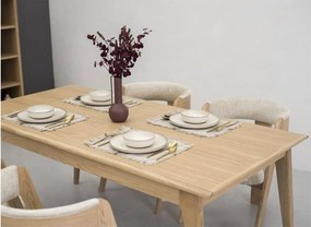 Masă lemn masiv Dining Brooklyn 180 (+60) х 90 х 77 cm