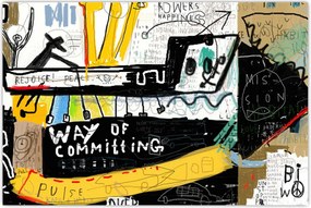 Tablou - Graffiti (90x60 cm)