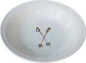 Farfurie adanca, din portelan, D20.5cm, Poles