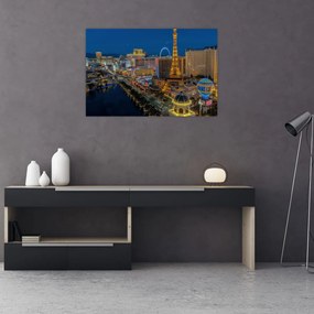 Tablou cu Las Vegas nocturn (90x60 cm)