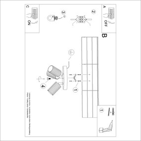 Brilagi - Spot CRESTO 3xGU10/10W/230V, maro