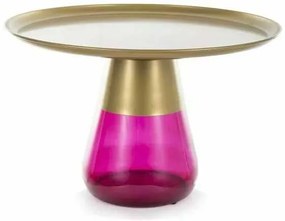 Măsuță de cafea Carini II B, auriu / violet