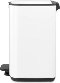 Coș de gunoi alb cu pedală din oțel 7 l Bo – Brabantia