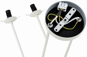 Lustra reglabila design modern ABSOS 4L alba