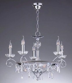 Lustra de LUX cristal Asfour fabricat manual diam.66cm Irina 2545/5 Bejorama