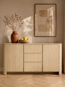 Comodă Sorrenti 168 cm cu sertare - stejar Vicenza