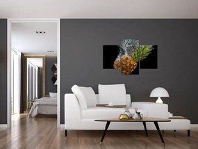 Tablou cu anans în apă (90x60 cm)