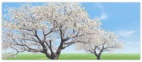 Tablou cu copaci (120x50 cm)