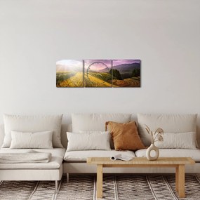 Tablou peisajului (cu ceas) (90x30 cm)