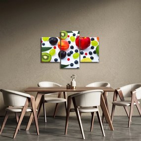 Tablou - fructe cu picături de apă (90x60 cm)