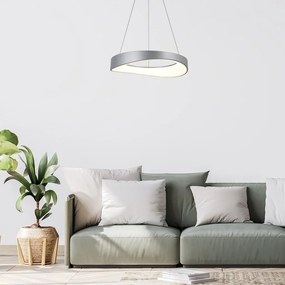 Lustra LED suspendata design circular Iliana