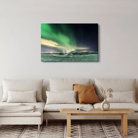 Tablou cu Aurora Borealis (90x60 cm)