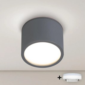 Brilagi - Spot LED RGB dimabil pentru baie SMOOTH 1xGX53/14W/230V Wi-Fi Tuya antracit