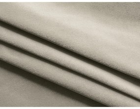 Pat matrimonial crem tapițat cu spațiu de depozitare cu somieră 180x200 cm Kiana – Makamii