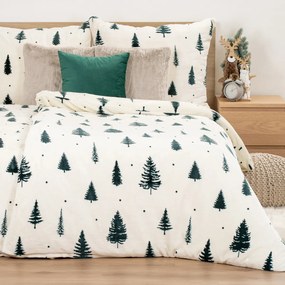 Lenjerie de pat din microflanel 4Home SereneForest, 140 x 200 cm, 70 x 90 cm, 140 x 200 cm, 70 x 90 cm