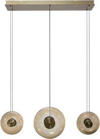 Lustra cu 3 pendule LED ANDORA 3-STEP DIMM amber