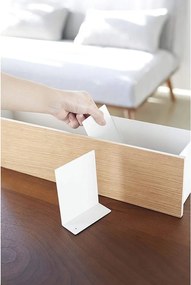 Organizator alb/în culoare naturală pentru papetărie din metal Rin – YAMAZAKI