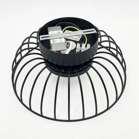 Plafonieră LED BETSY, 12 W, 230 V, Ø 25 cm, negru