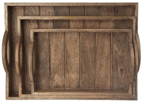 Tavă de servit de servire din lemn 30.5x40.5 cm Mango – Orion