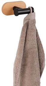 Cuier de perete Wenko Orea, negru-natural