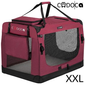 Deuba Geanta de transport pentru caini XXL 92x64x64cm - rosu