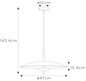 Lustră LED dimabilă pe cablu Lucide 30461/09/30 VULCAN LED/9W/230V negru