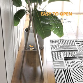 HOMCOM Oglindă Autoportantă Modernă, 37x157 cm, Oglindă de Perete și de Podea în Mărime Naturală cu Ramă din Lemn și Suport, pentru Dormitor, Living și Hol, Gri | Aosom Romania