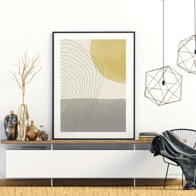 Poster - Abstracție pictată (A4)