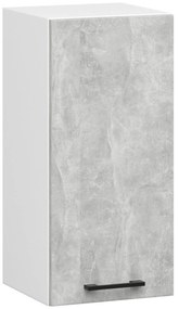 Dulap superior de bucătărie Ozara W30 H581 (alb + beton). 1071170