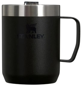 Cană termos neagră din oțel inoxidabil 230 ml Stay-Hot Camp Mug Black – Stanley