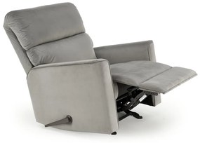 Fotoliu recliner Karim stofa gri H103 cm