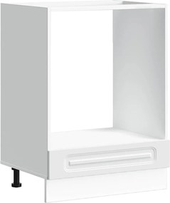 vidaXL Dulap pentru cuptor „Kalmar” din lemn prelucrat alb