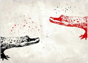 Tablou - Crocodili (70x50 cm)