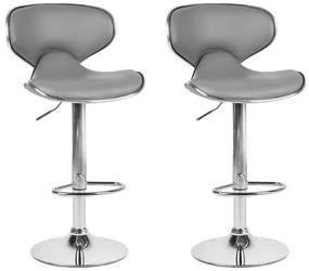 Set scaune tip bar 2buc. Conay (gri). 1010043
