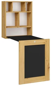 Masă extensibilă PC Till (Stejar artisan + Negru). Promo -7%. 1124835