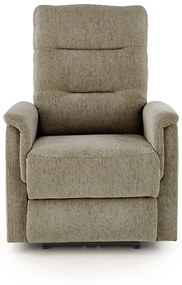 Fotoliu recliner Jamal stofa olive H105 cm