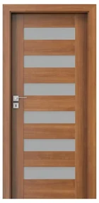 Usa Interior din MDF Porta Concept Model C.6 (Culoare: Gri, Toc: Reglabil 30 cm, Maner: Patrat argintiu crom, Dimensiune: 70 cm)