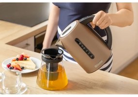 Fierbător de apă cu termoreglare 1,7 l 2150W/230V maro Sencor