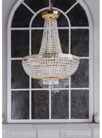 Lustră pe lanț Maytoni DIA750-TT50-WG BELLA 8xE14/60W/230V