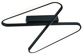 Plafoniera LED design modern geometric Erick negru