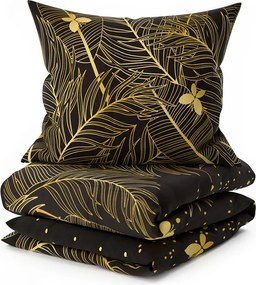 Lenjerie din microfibra VISATA negru Dimensiune lenjerie de pat: 70 x 80 cm | 140 x 200 cm