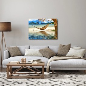Tablou - Relax la plajă (70x50 cm)