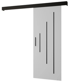 Uși culisante 70 cm Slavdro 3 (alb mat + negru mat). 1108765