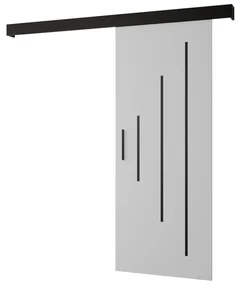Uși culisante 70 cm Slavdro 3 (alb mat + negru mat). 1108765