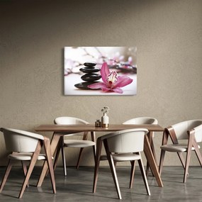 Tablou cupietre pentru masaj și orhidee (90x60 cm)