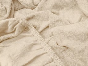 Cearsaf frote EXCLUSIVE bej deschis 90 x 200 cm