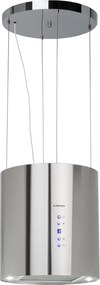 Klarstein Barett, hotă de aspirație, Ø 35 cm, convecție 522 m³/h, LED, filtru de carbon, oțel inoxidabil