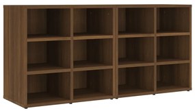 820513 vidaXL Pantofare, 2 buc., stejar maro, 52,5x30x50 cm