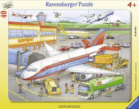 PUZZLE MIC AEROPORT, 40 PIESE - RAVENSBURGER (RVSPC06700)